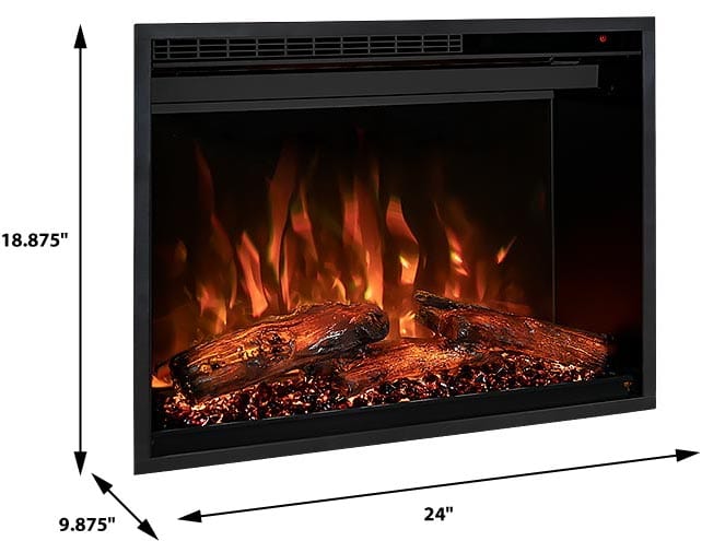 Modern Flames Modern Flames 26-In Redstone Built-in Electric Fireplace Built-In Electric Fireplaces