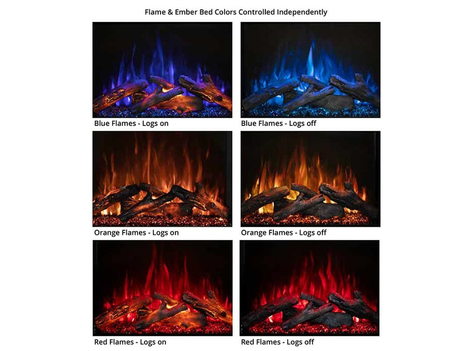 Modern Flames Modern Flames 36-In Redstone Built-in Electric Fireplace Built-In Electric Fireplaces