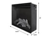 Modern Flames Modern Flames 36-In Redstone Built-in Electric Fireplace Built-In Electric Fireplaces