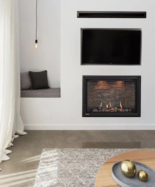 Montigo DelRay Square Direct Vent Gas Fireplace - 34" (Full Load)