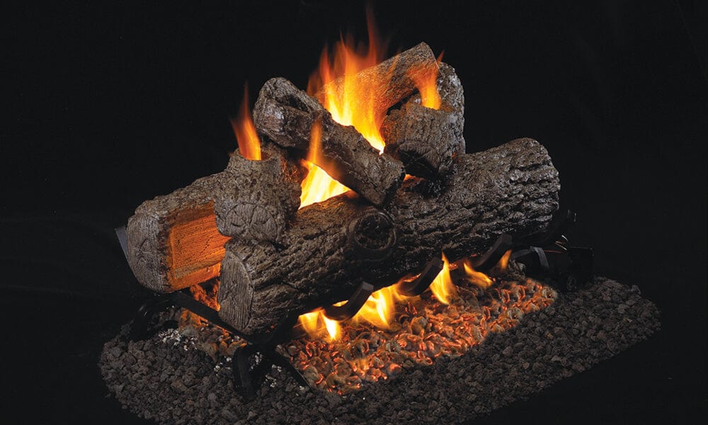 Real Fyre  Golden Oak 18-inches See-Thru Vented Gas Log Set