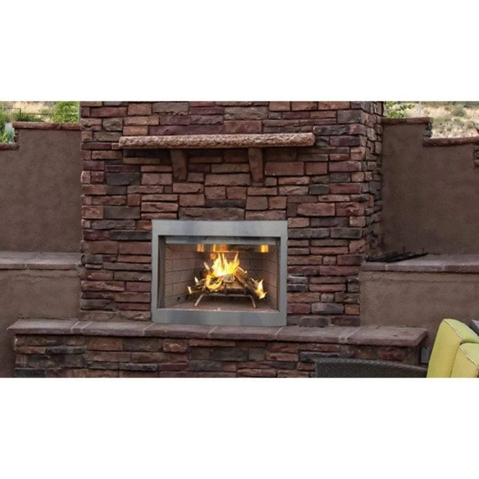 Superior 36" Traditional Wood Burning Outdoor Fireplace | WRE4536