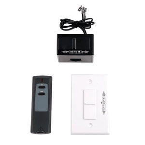 Superior On/Off Remote and Receiver with White Wall Plate