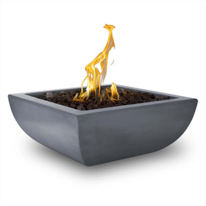 24" Avalon Fire Bowl - GFRC Concrete - Gray Finish