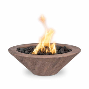 24" Cazo Fire Bowl - Oak Finish
