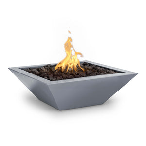 24" Maya Fire Bowl - Metal Powder Coat - Gray Finish