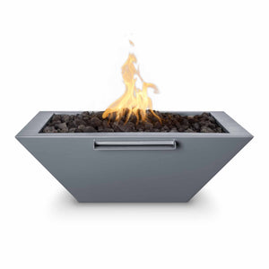 Maya Fire & Water Bowl - Gravity Spill - Gray Finish