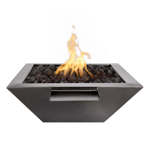 Maya Fire & Water Bowl - Gravity Spill - Silver Vein Finish