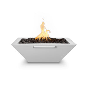 Maya Fire & Water Bowl - Gravity Spill - White Finish