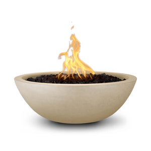 27" Sedona Fire Bowl - GFRC Concrete - Vanilla Finish