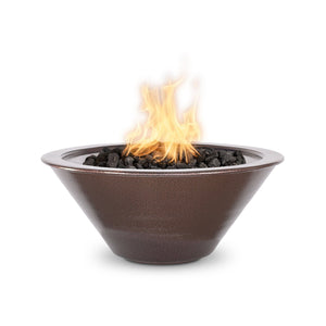 30" Cazo Fire Bowl - Metal Powder Coat - Copper Vein Finish