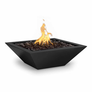 30" Maya Fire Bowl - Metal Powder Coat - Black Finish