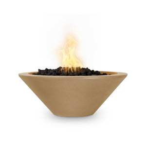 31" Cazo Fire Bowl GFRC Concrete - Brown Finish