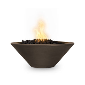 31" Cazo Fire Bowl GFRC Concrete - Chocolate Finish