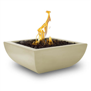 36" Avalon Fire Bowl - GFRC Concrete - Vanilla Finish