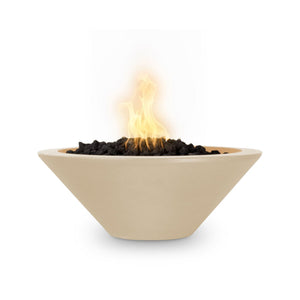 36" Cazo Fire Bowl GFRC Concrete - Vanilla Finish