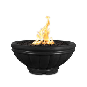 36" Roma GFRC Fire Bowl - Black Finish