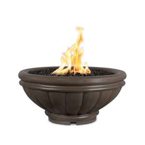 36" Roma GFRC Fire Bowl - Chocolate Finish