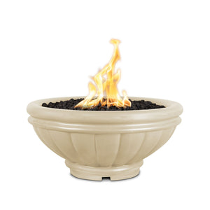 36" Roma GFRC Fire Bowl - Vanilla Finish