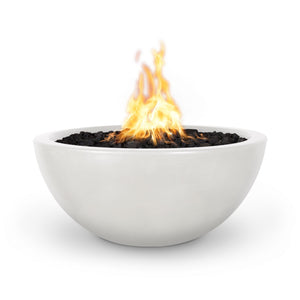 38" Luna Fire Bowl - White Finish