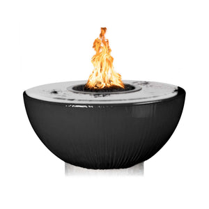 38" Sedona Fire & Water Bowl - 360° Spill - Black Finish