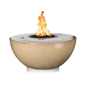 38" Sedona Fire & Water Bowl - 360° Spill - Brown Finish