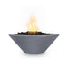 The Outdoor Plus 48" Cazo Fire Bowl GFRC Concrete Fire Bowl Gray / Match Lit / Natural Gas
