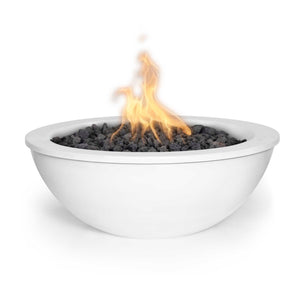 48" Sedona Fire Bowl - Metal Powder Coat - White Finish