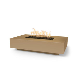 56" Cabo Linear Fire Pit - Brown Finish