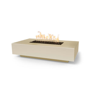56" Cabo Linear Fire Pit - Vanilla Finish