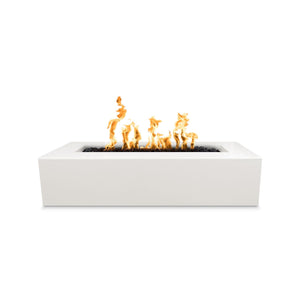 60" Regal Fire Pit - GFRC Concrete - White Finish