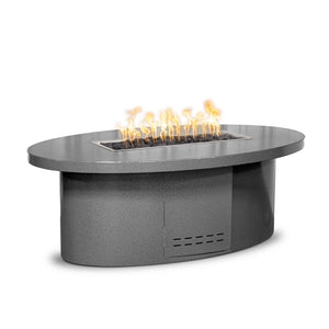 72" Vallejo Metal Fire Pit - Silver Vein Finish