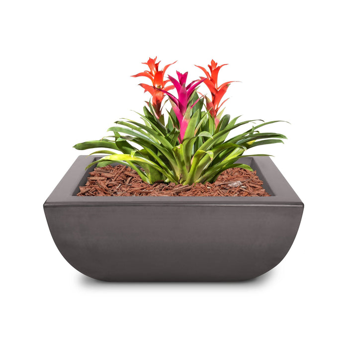 The Outdoor Plus Avalon Planter Bowl- GFRC Concrete Planter Bowl Chestnut / 24"