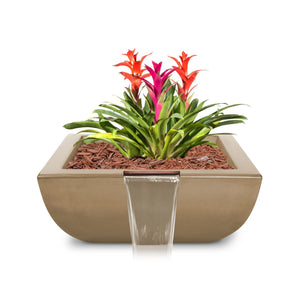 Avalon Planter & Water Bowl - Brown Finish