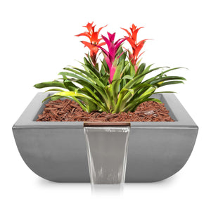 Avalon Planter & Water Bowl - Natural Gray Finish