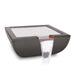 The Outdoor Plus Avalon Water Bowl - GFRC Concrete Water Bowl Chestnut / 24"