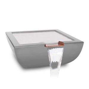 Avalon Water Bowl - GFRC Concrete - Natural Gray Finish