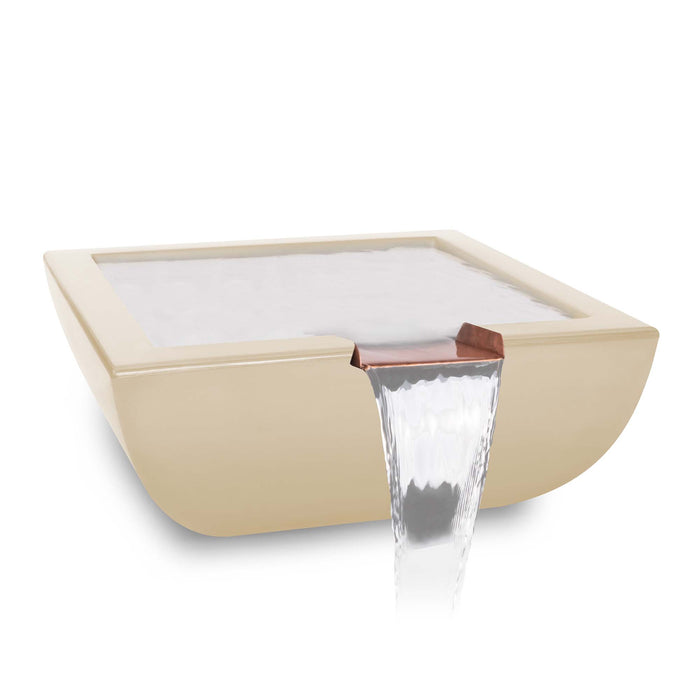 The Outdoor Plus Avalon Water Bowl - GFRC Concrete Water Bowl Vanilla / 24"