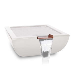 Avalon Water Bowl - GFRC Concrete - White Finish