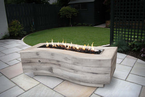 Big Sur Fire Pit - Ivory Finish