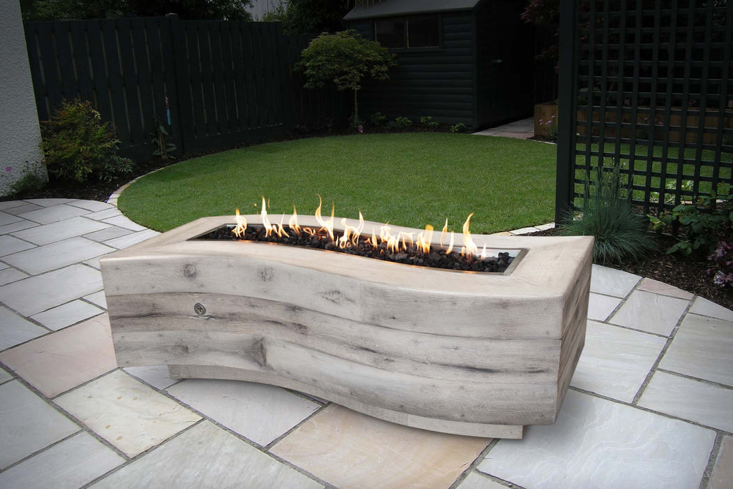 The Outdoor Plus Big Sur Fire Pit Fire Pit Ivory / 60" / Match Lit