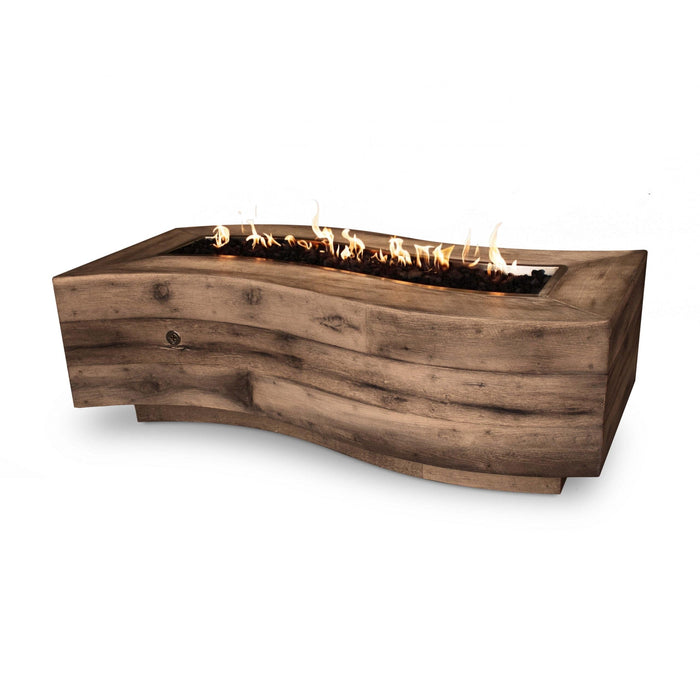 The Outdoor Plus Big Sur Fire Pit Fire Pit Oak / 60" / Match Lit