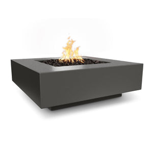 Cabo Concrete Square Fire Pit - Black Finish