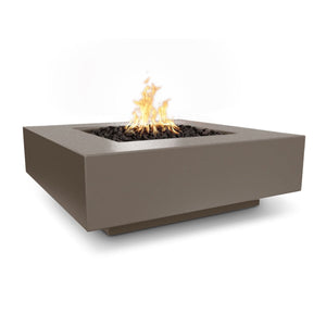 Cabo Concrete Square Fire Pit - Chocolate Finish