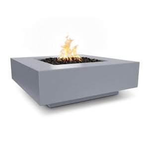 Cabo Concrete Square Fire Pit - Gray Finish