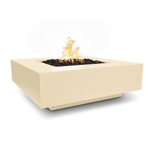 Cabo Concrete Square Fire Pit - Vanilla Finish