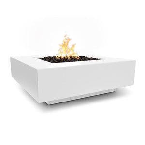Cabo Concrete Square Fire Pit - White Finish