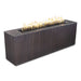 The Outdoor Plus Carmen Fire Pit - Metal Fire Pit Copper / 72" x 16" / Match Lit