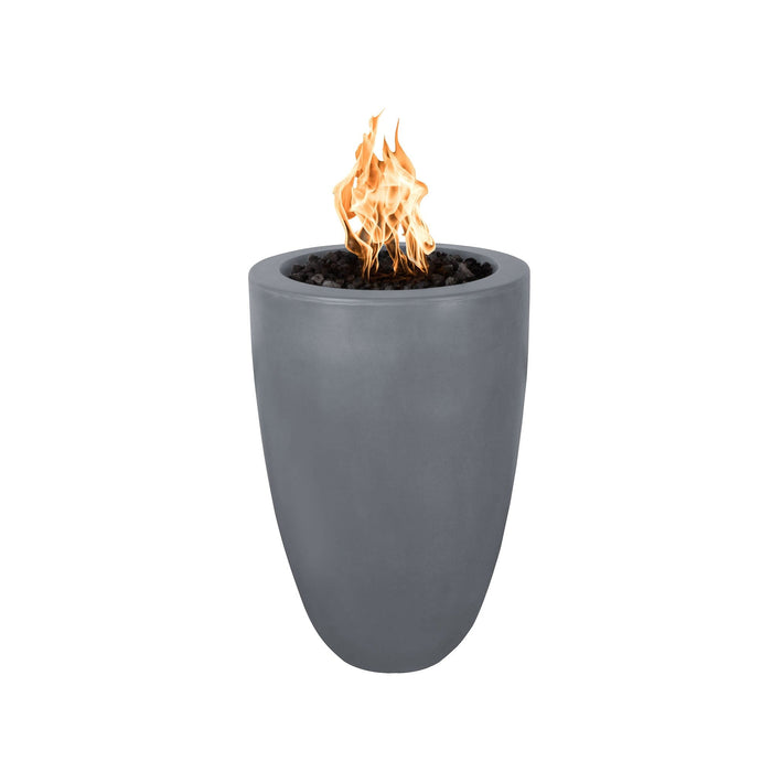 The Outdoor Plus Castillo Fire Pillar Fire Pillar Gray / Match Lit / Yes