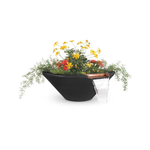 Cazo Planter & Water Bowl - GFRC Concrete - Black Finish